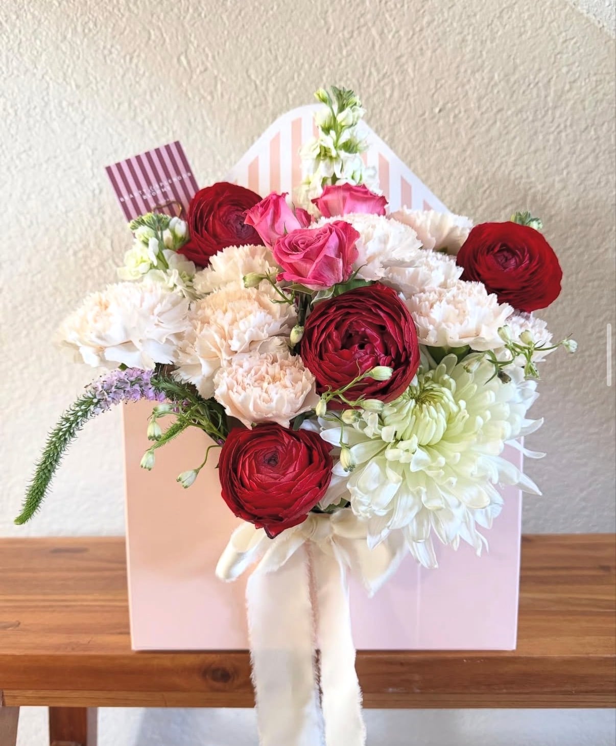 Envelope box arrangement